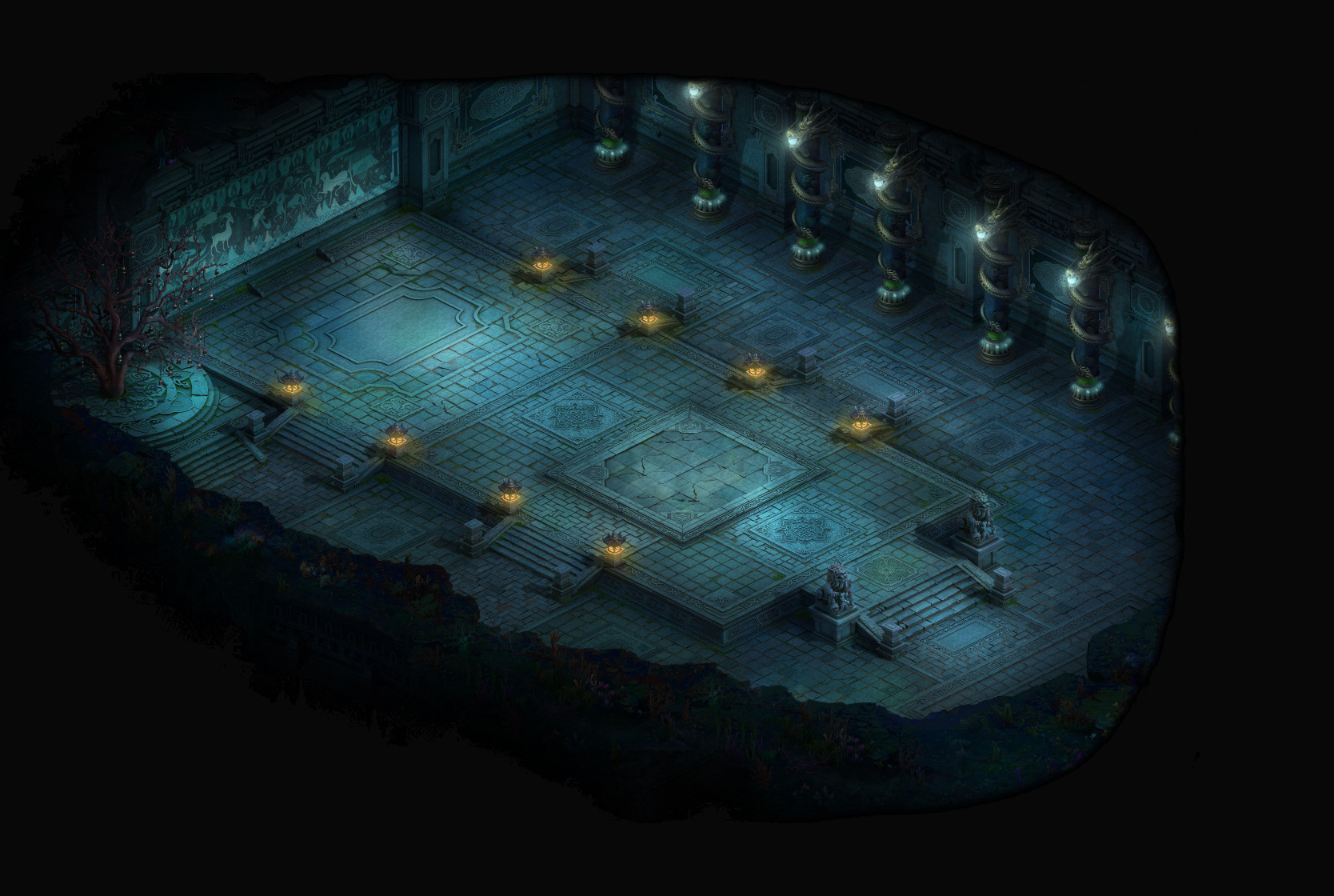 DT25100015-传奇地图素材地下神宫-1