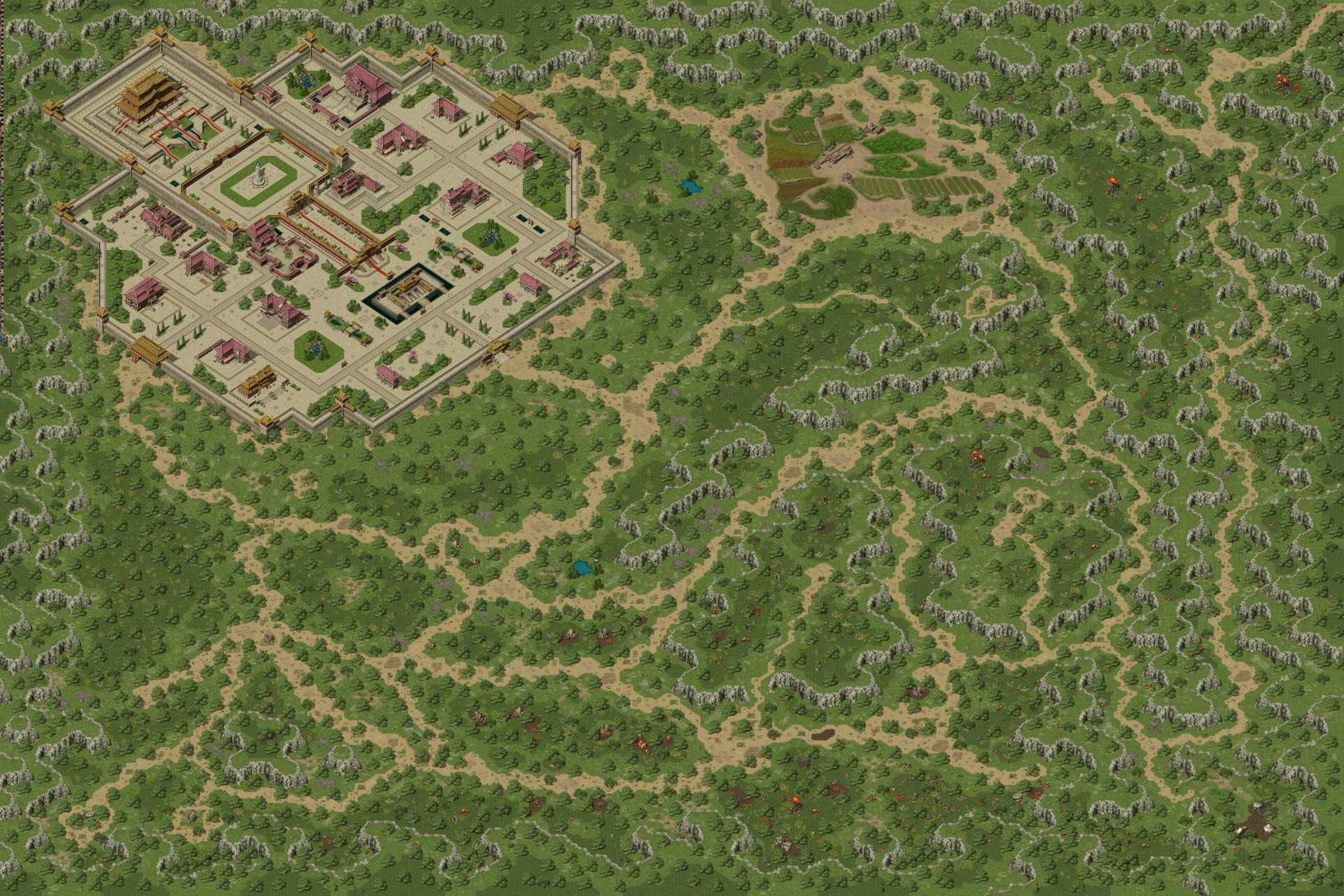 DT25100020-传奇地图素材韩服地图03-1