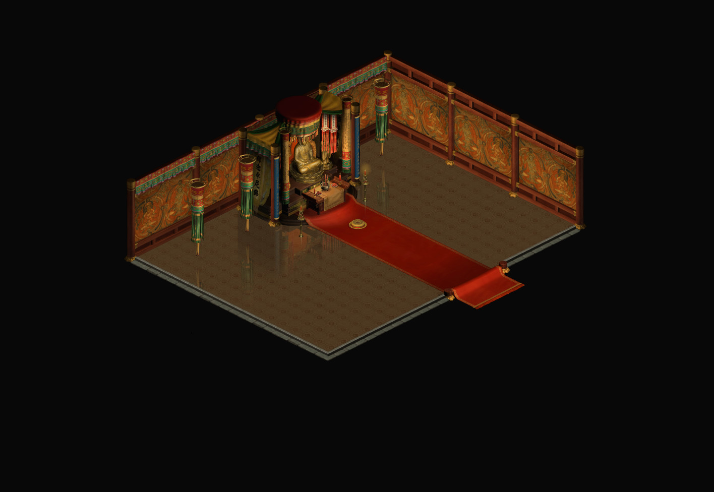 DT25100027-传奇地图素材开区等待室-1