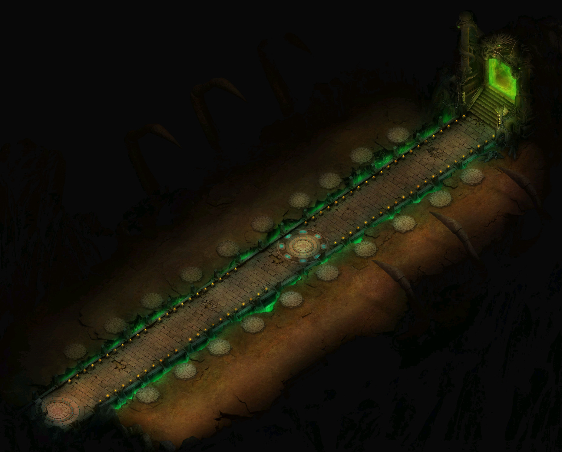 DT25100033-传奇地图素材罗生门-1