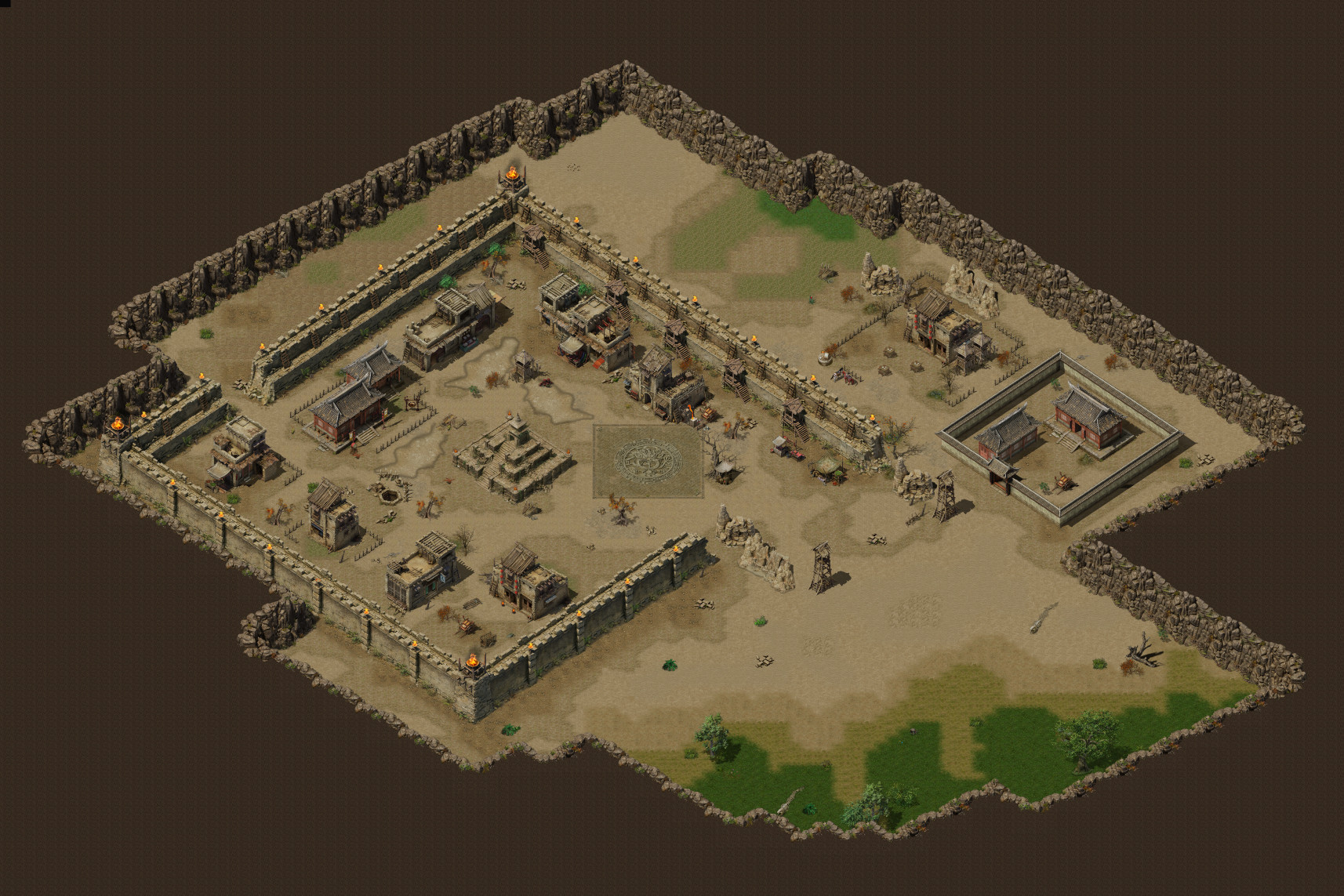 DT25100035-传奇地图素材盟重手机-1