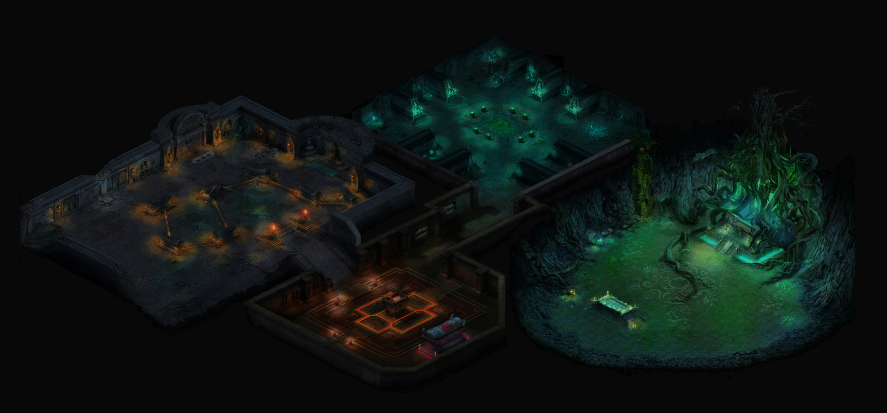 DT25100039-传奇地图素材七星疑冢-1