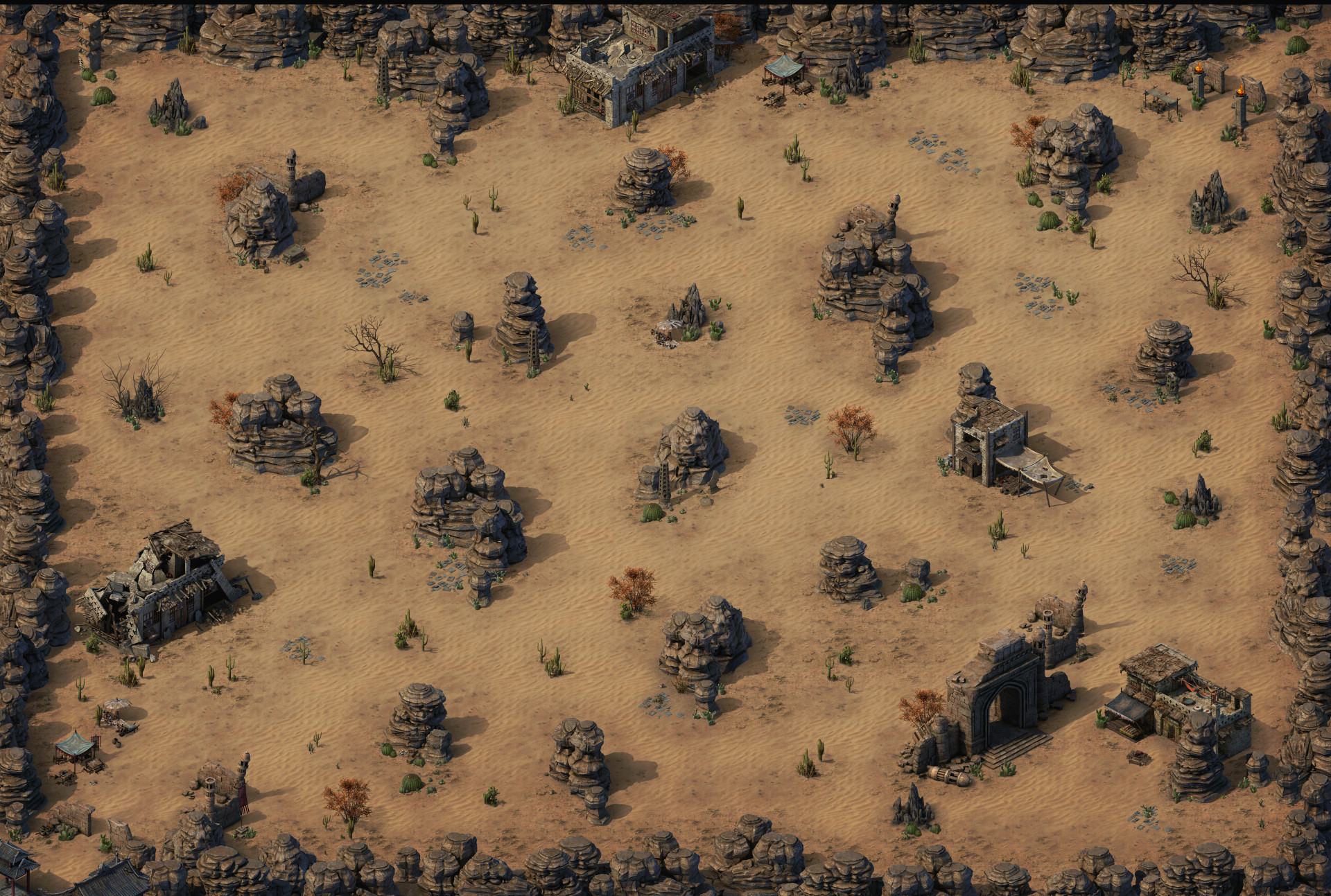 DT25100040-传奇地图素材千针石林-1