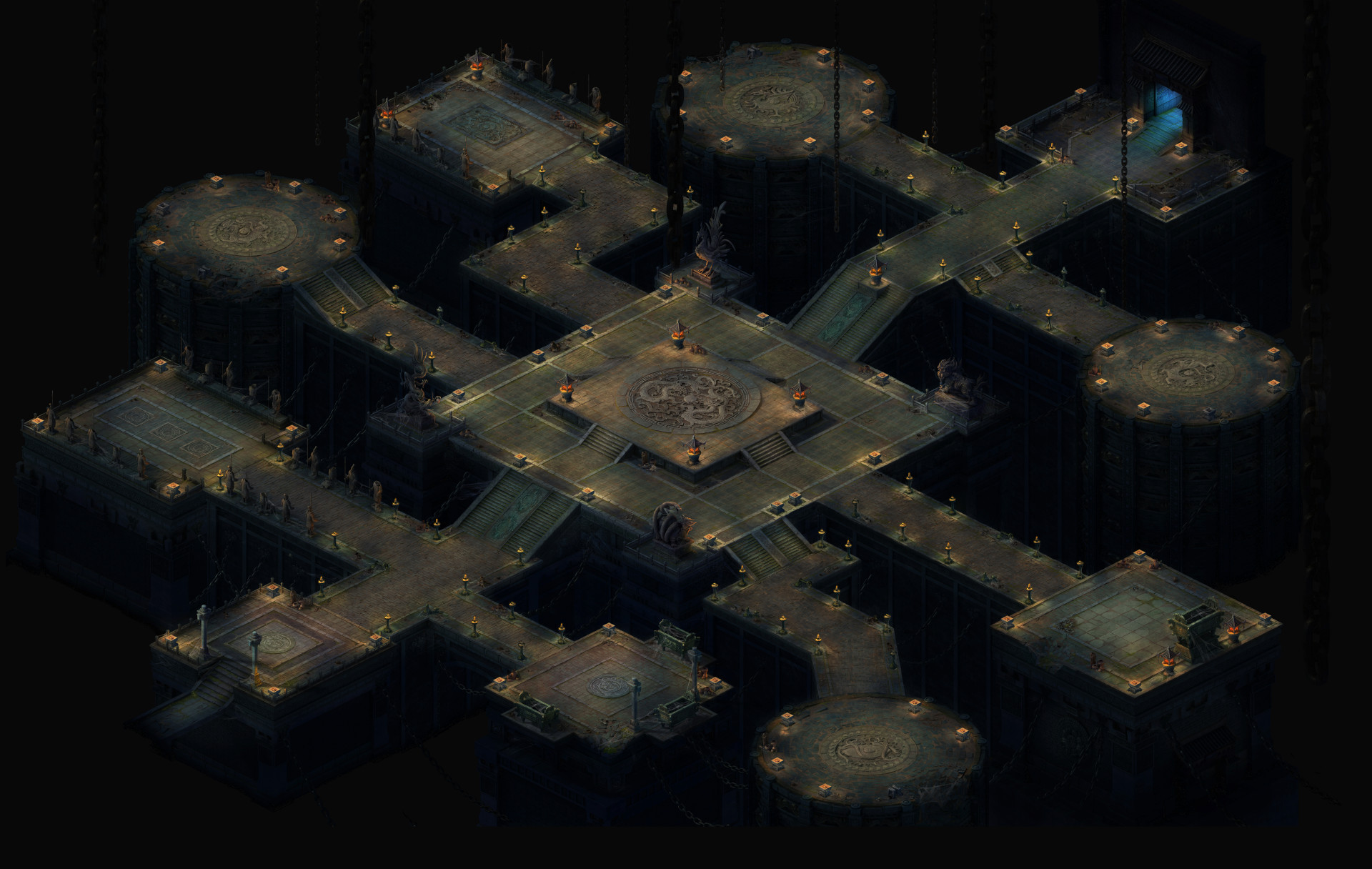 DT25100041-传奇地图素材秦始皇陵-1