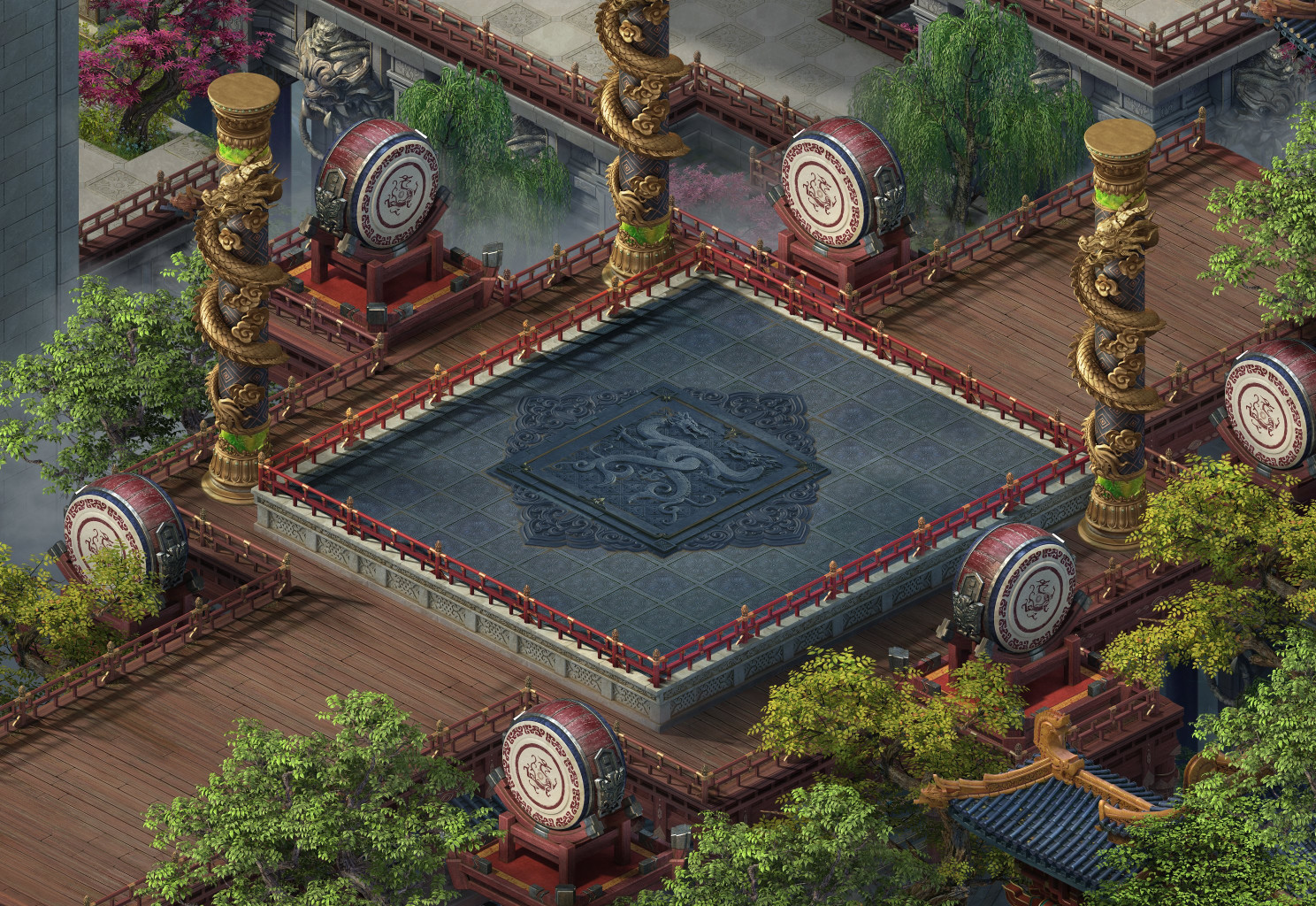 DT25100046-传奇地图素材四方擂动-1