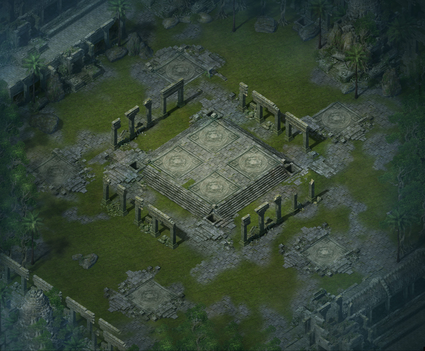 DT25100060-传奇地图素材真彩地砖118-1