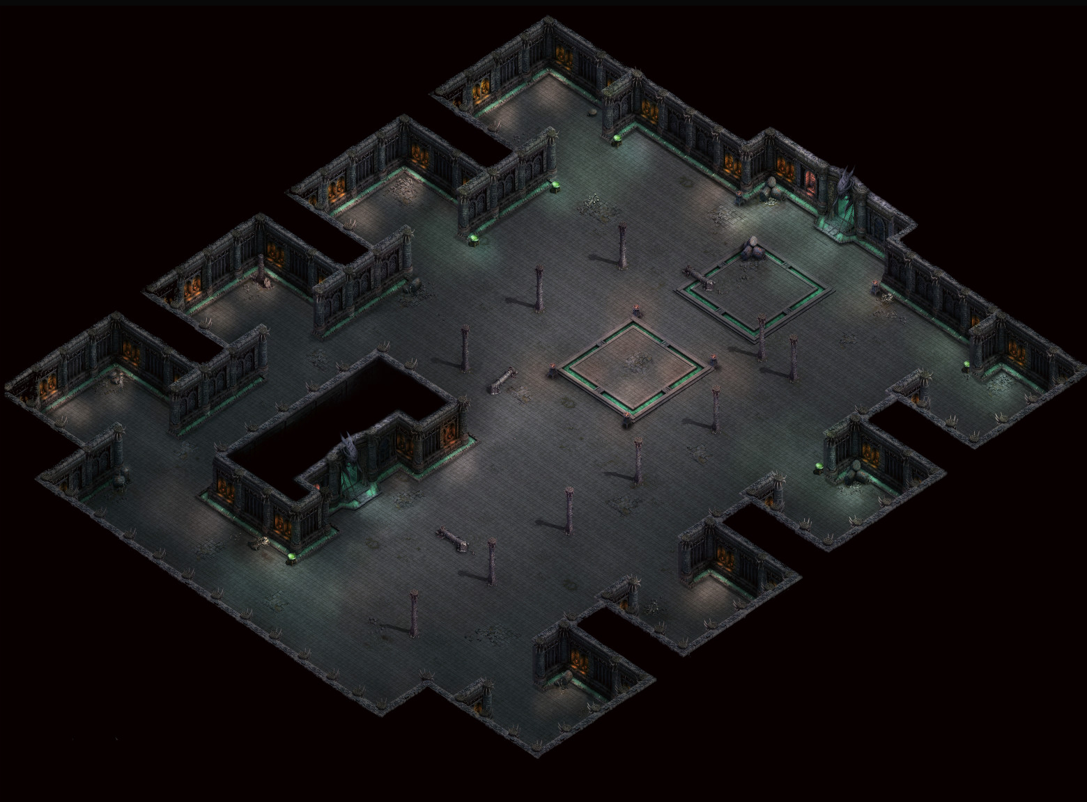 DT25100061-传奇地图素材祖玛前厅-1