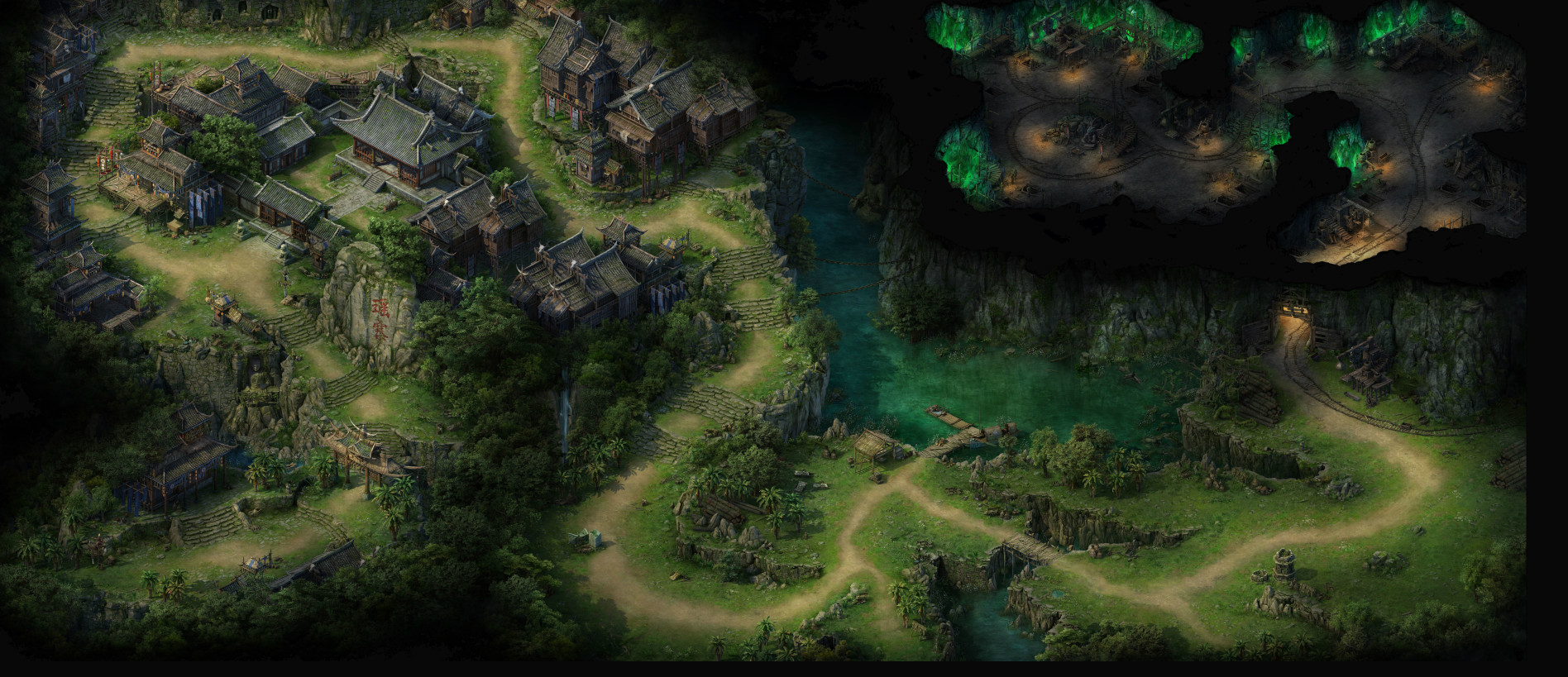 DT25100037-传奇地图素材怒晴湘西-1