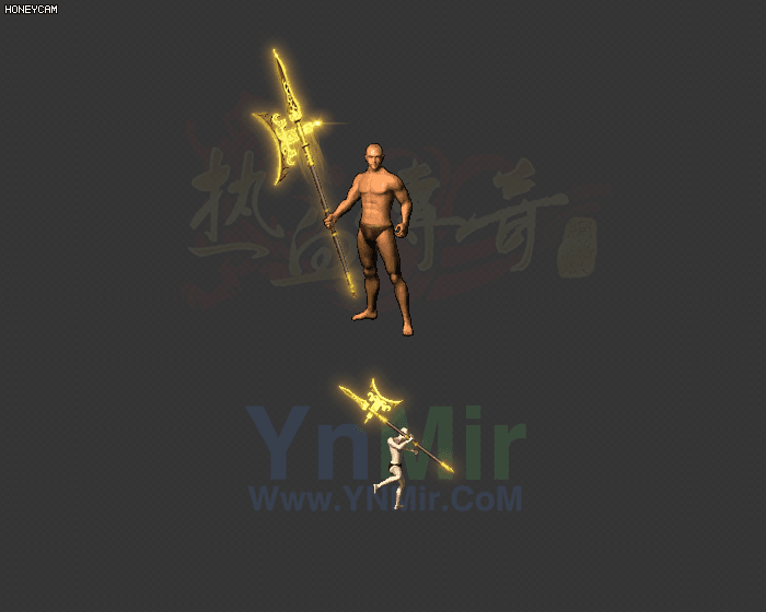 WQ26080231-传奇3制作金色矛斧特效版-1