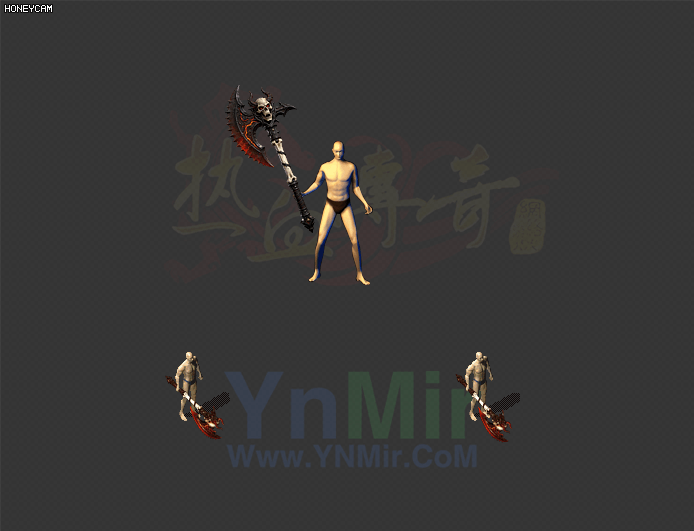 WQ2608349-建模制作暗黑类武器魔人灭世斧-1
