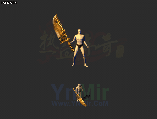 WQ2608408-黄金大刀-怪物武器-1