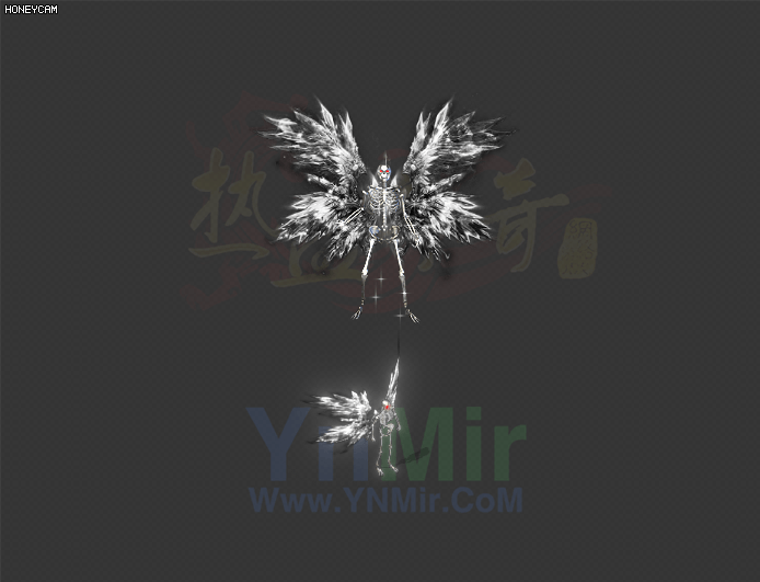 YF2608003-白金神翼骷髅-1